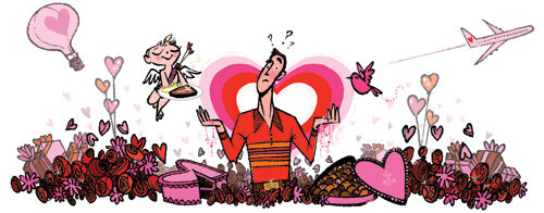 valentine's day illustration